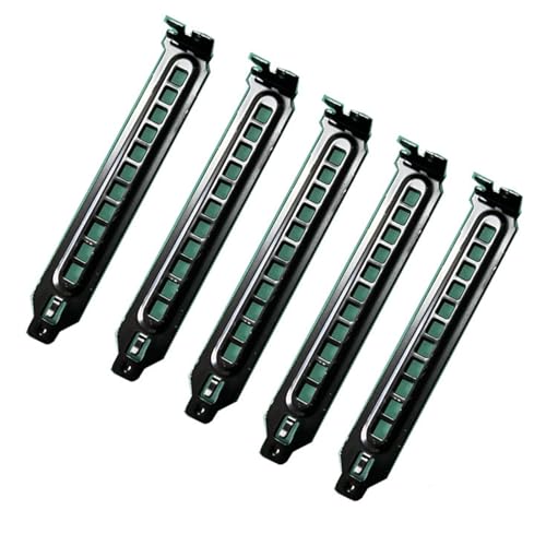 5pieces PCIS Steckplatzabdeckungen Desktop Computer Chassis PCIS Zone Lüftung Staubdicht Der Filterplatine Metall Plattform Blech Desktop Hülle Lüftung von MCAOAL