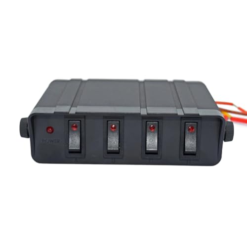General 4 Gang Toggle Switches Box Automotive Switches Box Allgemeine Ausstattungsschalter Upgrades Für Die Meisten Fahrzeugtypen von MCAOAL