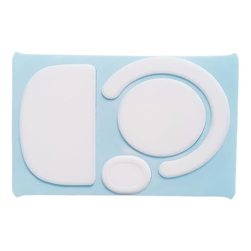 Ice Edition Maus Skates Pad 1 Set Runde Gebogene Kanten Mausfüße Aufkleber Für GPROX Superlight Maus von MCAOAL