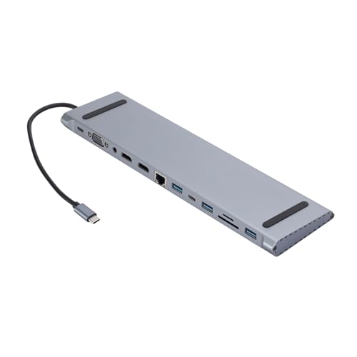 Kleine USB C Erweiterung Für Laptops Mit 4K30Hz Ausgang 100 W Stromversorgung Schnellem Datenanschluss RJ45 100/10 Mbit/s von MCAOAL