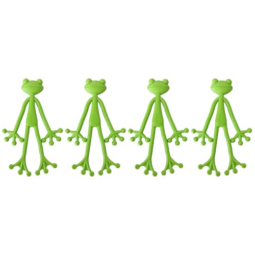 MCAOAL 4pcs Frösche Pflanzenständer Blumentöpfe Kletterclips Gartenklettern Branch Pflanzer Pfahl Frösche von MCAOAL