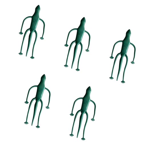 MCAOAL 5pcs Kreative Frösche Pflanzenständer Frösche Blumentöpfe Kletterclips Pflanzer Pfahl Gartenklettern Stützklammern Für Kletterer von MCAOAL