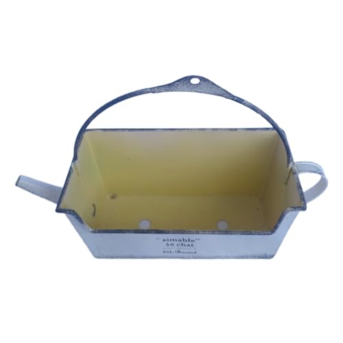 MCAOAL Einfach Zu Mieseem Eisen Blumenhalter Einfach Zu Transportieren Für Laub Balkon Terrassen Dekoration Balkon Anlagen Display Dekorative Bewässerung Dose Pflanzer von MCAOAL