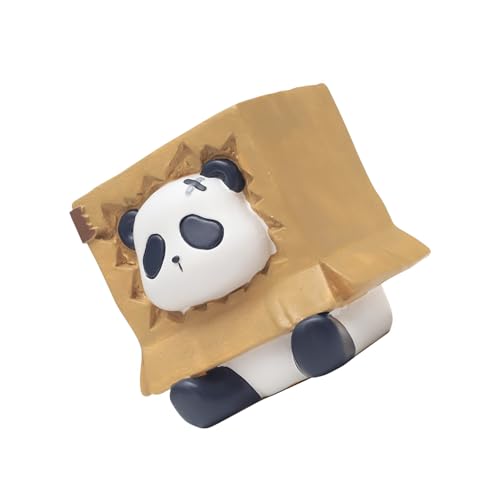 MCAOAL Multifunktionale Panda Pflanzer Töpfe Für Sukkulenten Schreibwarenlager Behälter Balkon Anlagen Organizer Stylish Pen Cup Panda Sukkulente Pflanzer von MCAOAL