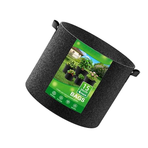 MCAOAL Nicht Verwobene Pflanzenbehälter 4pcs Set Verstärkte Wachstumsbeutel Die Belüftentöpfe Verbessern Geeignet Für Bio Garten Pflanzbeutel Mit Griffen Geeignet MCAOAL Nicht Verwobene Pflanzenbehälter 4pcs Set Verstärkte Wachstumsbeutel Die Belüftentöpfe Verbessern Geeignet Für Bio Garten Pflanzbeutel Mit Griffen Geeignet von MCAOAL