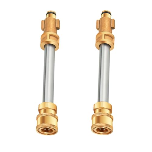 MCAOAL Packung Mit 2 Hochdruckdüsendruck Waschmaschinen Zauberstab Adapterreinigungsdüse Schnellanschließend Noozle Für Anschlüsse Mit Stellstab MCAOAL Packung Mit 2 Hochdruckdüsendruck Waschmaschinen Zauberstab Adapterreinigungsdüse Schnellanschließend Noozle Für Anschlüsse Mit Stellstab von MCAOAL