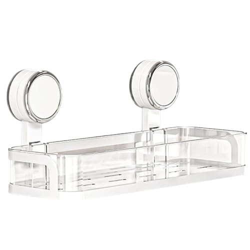 MCAOAL Robustes Badezimmerregal Mit Saugnäpftassen Designs Die Leicht Auf Glatten Oberflächen Wasserfest Und Robust Zu Installieren Sind von MCAOAL