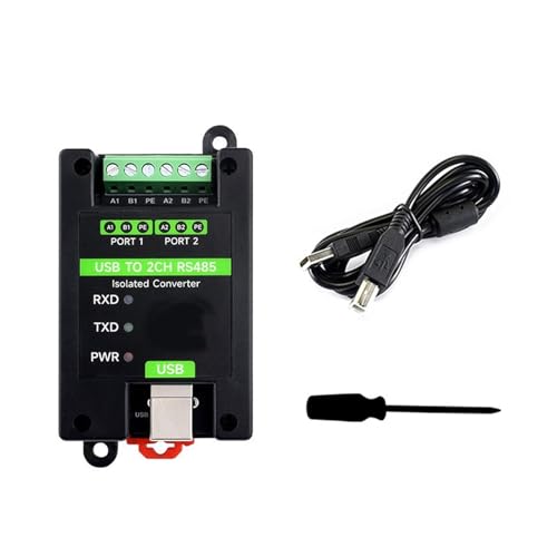 MCAOAL USB Zu-2-Kanal RS485-Kommunikationsadaptermodul Übernimmt Original FT2232HL Mit Mehreren Schutzschaltungen Inneren von MCAOAL