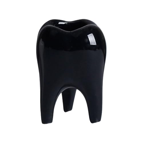MCAOAL Zahnpflanzenbehälter Blumenpot Gartenbehälter Keramik Fleischiger Pflanzen Pflanzer Für Home Office Schreibtisch Ornament Zahn Wasser Kultur Topf von MCAOAL