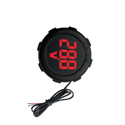 Präzise Spannungstestwerkstool Runde Wasserdichte Konstruktion 4 V Bis 100 V LED Bildschirm Für Automobilausrüstung Wartung Outdoor Marine Motorradspannungstester von MCAOAL