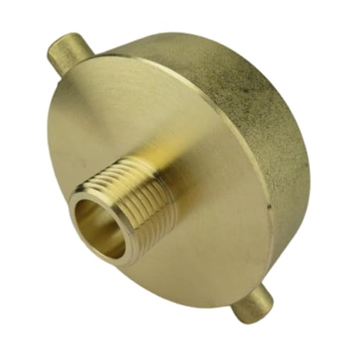 Praktischer Robuster Messingfeuerschlauchadapter 2 1/2inch NST FEMAL X 3/4 Zoll Mann Für Emercys Und Industrielle Gebrauch Quick Installion Adapter von MCAOAL