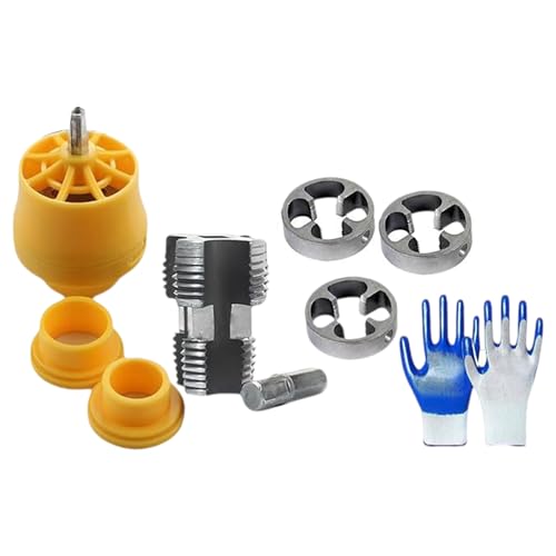 Upgrades PVC Pipe Threader Mit 3 Die Größen Pipe Gewinde Werkzeug Für Flexible Verwendung In Sanitärprojekten PVC Gewinde Tool Eingestellt Upgrades PVC Pipe Threader Mit 3 Die Größen Pipe Gewinde Werkzeug Für Flexible Verwendung In Sanitärprojekten PVC Gewinde Tool Eingestellt von MCAOAL