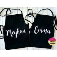 Personalisierte Schürzekochschürzengeburtstagsgeschenkedamenvalentinstaggeschenkehochzeitsgeschenkekochschürzenpersonalisierte von MCBGDesigns