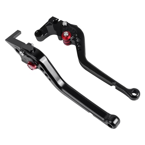 Für H&ONDA MSX 125 MSX125 GROM 2013-2023 MSX125SF 2016-2023 Motorrad Zubehör Kurze & Lange Bremse Kupplung Hebel Griffe Hebel(Long Black) von MCBXTH