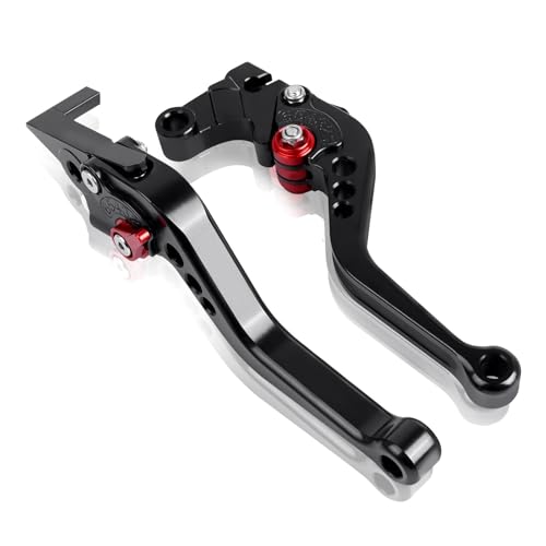 Für H&ONDA MSX 125 MSX125 GROM 2013-2023 MSX125SF 2016-2023 Motorrad Zubehör Kurze & Lange Bremse Kupplung Hebel Griffe Hebel(Short Black) von MCBXTH