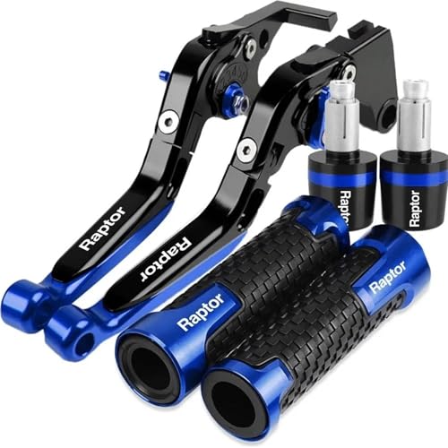 MCBXTH Bremshebel Bremskupplungshebel Lenkergriffe Enden Für Yamaha Raptor YFM660 2001–2004 YFM 700/R Raptor 2000 2001 2002 2003 2004 2005 2006(Blue 2) von MCBXTH