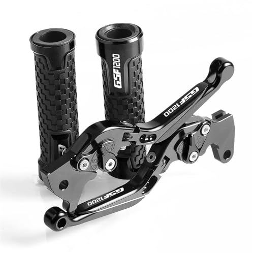MCBXTH Bremshebel Für Suzuki Bandit GSF1200 1996 1997 1998 1999 2000 GSF 1200 Bandit Motorrad CNC Bremse Kupplung Hebel Lenker Handgriffe Enden(Black) von MCBXTH