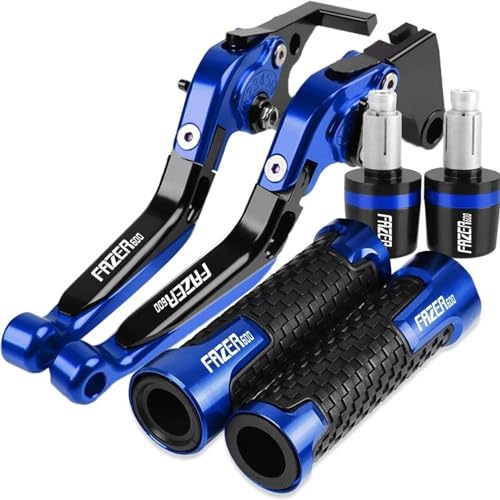 MCBXTH Bremshebel Für Yamaha FAZER600 FZ6S FZ6N FAZER 600 2004-2010 2009 2008 2007 2006 Motorrad Bremse Kupplung Hebel Griff Lenker Griffe Enden(Blue 1) von MCBXTH