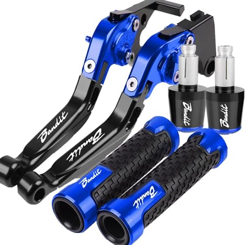 MCBXTH Für Suzuki GSF1250 GSF600 GSF250 GSF650 S/N Bandit GSF 1250 250 600 650 2007-2015 Motorrad Bremse Kupplungshebel Lenkergriffe(Color:Blue2) von MCBXTH
