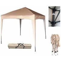 Mcc® 2x2 Pavillon, Gartenpavillon, Faltpavillon, Festzelt, Partyzelt, Beige von MCC DIRECT