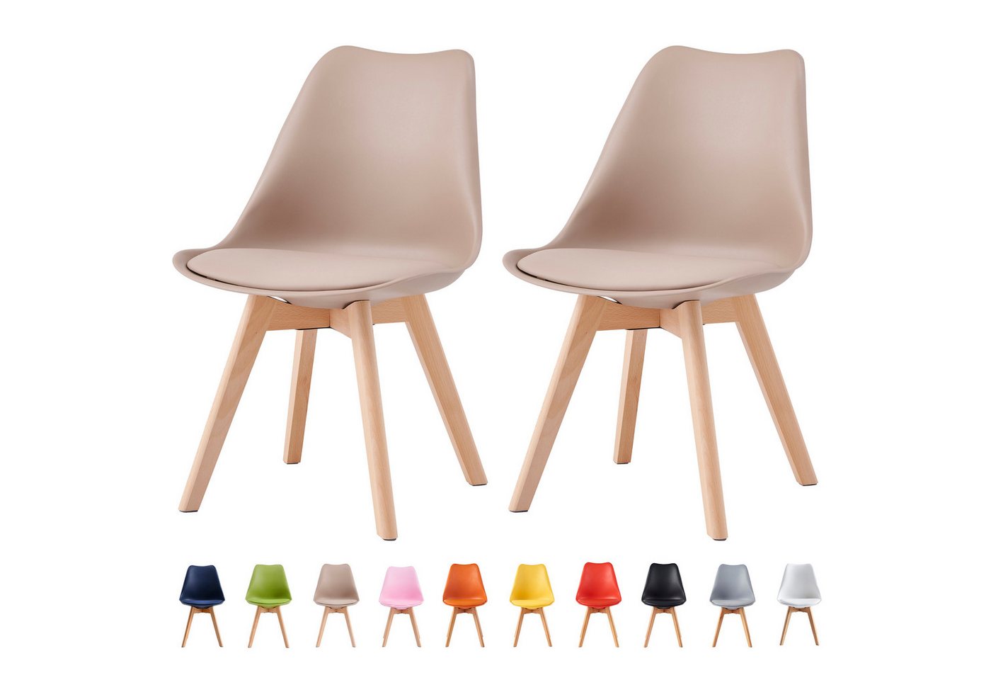 MCC direct Esszimmerstuhl Eva Stühle im 2er Set MCC direct Esszimmerstuhl Eva Stühle im 2er Set von MCC direct