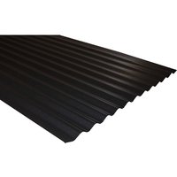 Mccover - Wellblech po 76/18 wendbar matt schwarz / matt rot 2000X900MM - Farben - Matt schwarz / Matt rot, Breite - 90 cm, Länge - 200 cm von MCCOVER