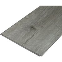 Hochbeständiger SPC-Vinyl-Bodenbelag mit Clips, graue Eiche, 1,95 m² (Nutzschicht 0,5 mm) - Farbe - Graue Eiche, Deckfläche in m² - 1,95 von MCCOVER
