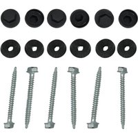 Mccover - Kit für schraubbares Polycarbonat-Plattenprofil (50 Stück), Grau, e: 32 mm von MCCOVER