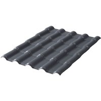 Moderne Fliesenimitat pvc Platte 222 x 75 cm Anthrazitgrau, l: 75 cm, l: 222 cm von MCCOVER