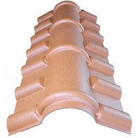 PVC-First für Dachimitat Mini Ziegel - Farbe - Antik, Länge - 104 cm - Antique von MCCOVER