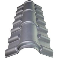 Mccover - PVC-First für Dachimitat-Mini-Ziegel - Farben - Anthrazitgrau, Länge - 104 cm von MCCOVER