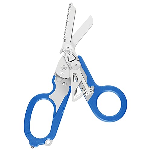 MCDSAJ Raptor Notfallschere mit 6 Funktionen, Multitool-Zange, Klappzange, Universalschere mit Gurtschneider und Glasbrecher von MCDSAJ