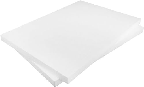 MCE-Commerce A3996012 Styroporplatten rechteckig A3 297 x 420 x 2 cm 2 Stück zum Basteln, Modellbau, Creativprojekte, Styropor, weiß von MCE-Commerce
