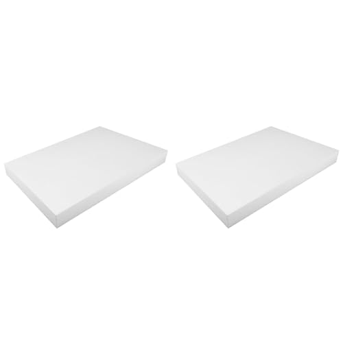 MCE-Commerce A3996021 Styroporplatte rechteckig 297 x 420 x 40 mm 1 Stück zum Basteln, Modellbau, Creativprojekte, Styropor, weiß, A3 29,7×42×4 cm (Packung mit 2) von MCE-Commerce