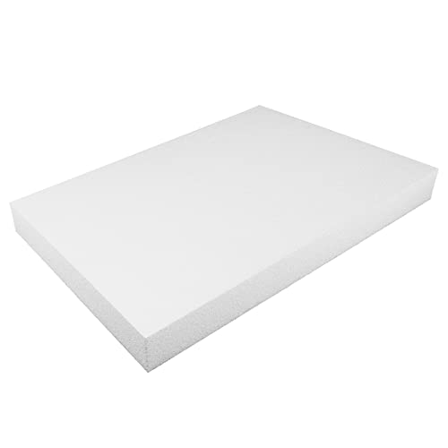 MCE-Commerce A3996021 Styroporplatte rechteckig A3 297 x 420 x 4 cm 1 Stück zum Basteln, Modellbau, Creativprojekte, Styropor, weiß von MCE-Commerce