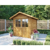 Gartenhaus Linz 200 x 200 cm mit Imprägnierung von MCGARDEN