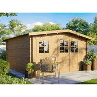 Gartenhaus Verona 400 x 400 cm inkl. Boden & kostenloser Versand von MCGARDEN