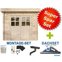 SuperSparSet Gartenhaus Madrid 300 x 300 cm von MCGARDEN