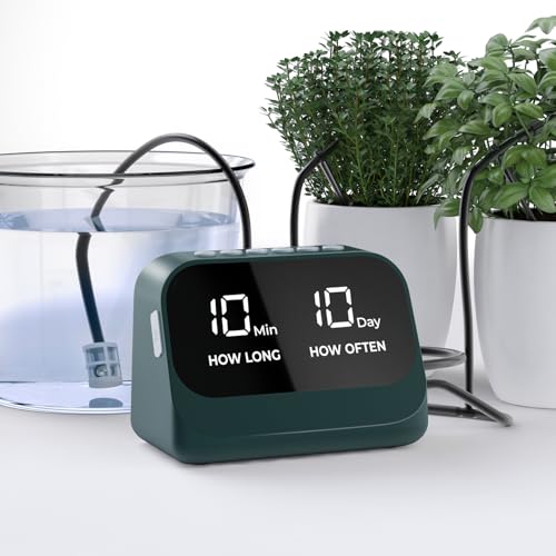 Automatisches Pflanzenbewässerungssystem, selbstbewässerndes Pflanzensystem, automatisches Tropfbewässerungsset mit programmierbarem Timer, LED-Display, USB-Strombewässerungssystem für Topfpflanzen Automatisches Pflanzenbewässerungssystem, selbstbewässerndes Pflanzensystem, automatisches Tropfbewässerungsset mit programmierbarem Timer, LED-Display, USB-Strombewässerungssystem für Topfpflanzen von MCHERRY