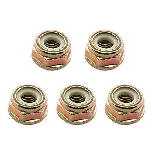 MCHNIC 5X Universal Mutter linksgewinde M10x1.25 für Rasenmäher Motorsense Freischneider Trimmer von MCHNIC