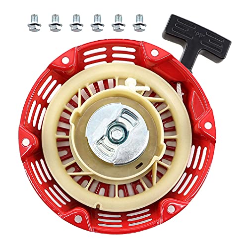 MCHNIC Seilzugstarter mit Schrauben für Honda GX120 GX140 GX160 GX200 5,5 PS 6,5 PS 168F Stromerzeuger Generator von MCHNIC