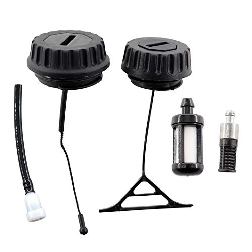 MCHNIC Tankdeckel und Öldeckel Benzinfilter Ölfilter für STIHL MS290 MS310 MS390 MS640 MS650 MS660 029 039 044 046 050 051 064 066 076 084 088 Kettensäge von MCHNIC