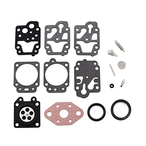 MCHNIC Vergaser Reperatur Kit Reparatursatz für Walbro K20-WYL WYL-240-1 WYL-242-1 Vergaser 14 Teile mit Membranen Federn Dichtungen Filter Ventile usw. von MCHNIC