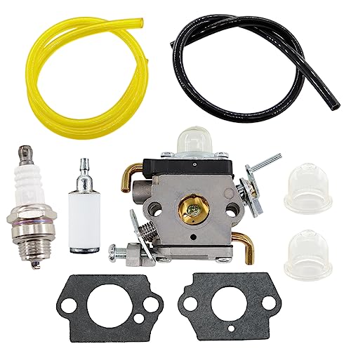 MCHNIC Vergaser mit Dichtung Benzinschlauch Zündkerze für Husqvarna 122C 122LDX 122LK Rasentrimmer McCulloch T22LS T22LSC Ersetzt 581734301 574386701 MCHNIC Vergaser mit Dichtung Benzinschlauch Zündkerze für Husqvarna 122C 122LDX 122LK Rasentrimmer McCulloch T22LS T22LSC Ersetzt 581734301 574386701 von MCHNIC