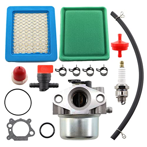 MCHNIC Vergaser mit Luftfilter Zündkerze Benzinschlauch Benzinfilter für Briggs & Stratton 799871 799866 790845 796707 794304 Motoren Rasenmäher 625e 675 675ex 725ex Serie von MCHNIC