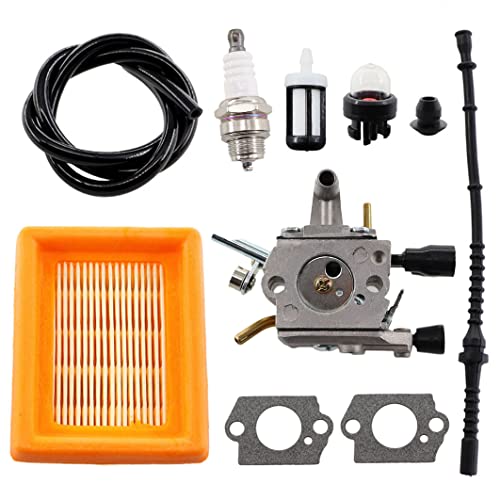 MCHNIC Vergaser mit Luftfilter Kraftstoffschlauch Benzinfilter Zündkerze für Stihl FS120 FS200 FS250 FS300 FS350, FS 120 200 250 300 350 Freischneider Trimmer 4134 120 0603 MCHNIC Vergaser mit Luftfilter Kraftstoffschlauch Benzinfilter Zündkerze für Stihl FS120 FS200 FS250 FS300 FS350, FS 120 200 250 300 350 Freischneider Trimmer 4134 120 0603 von MCHNIC
