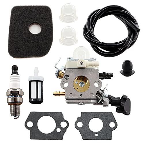 MCHNIC Vergaser mit Luftfilter Zündkerze Satz für Stihl BG86 SH56 SH56C SH86 SH86C BG86CE BG86Z BG86CEZ Laubbläser Gebläse Ersetzt ZAMA C1M-S261B, 4241 120 0616 von MCHNIC