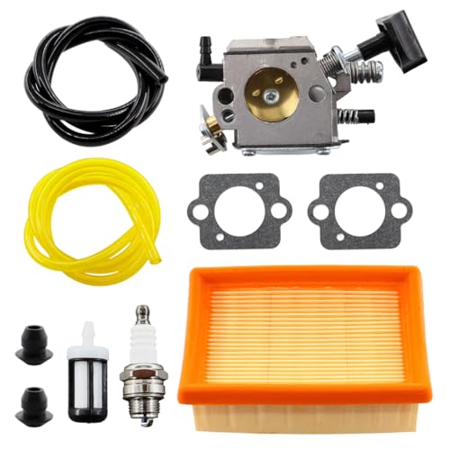 MCHNIC Vergaser mit Luftfilter Zündkerze für STIHL BR320 BR340 BR380 BR400 BR420 SR320 SR340 SR380 SR400 SR420 Rucksackgebläse Ersetzt 4203 120 0601 Walbro HD-4A HD-4B HD-13B von MCHNIC