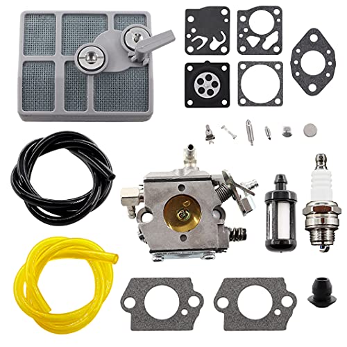 MCHNIC Vergaser mit Zündkerze Luftfilter Benzinchlauch für Stihl 030 031 032 AV 031AV 032AV 030AV Motorsägen # 1113 120 0602 Walbro WA-2, WA-2-1 von MCHNIC