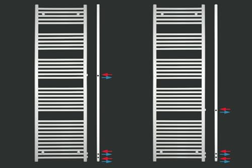 MC Heat Premium Austauschheizkörper Renovierungsheizkörper Badheizkörper Seitenanschluss (400mm * 1200mm- Anschluss 900/940 mm) von MCHeat